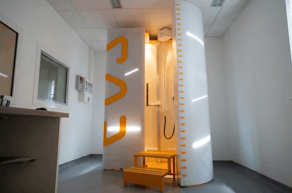 La cabine EOS de l'institut