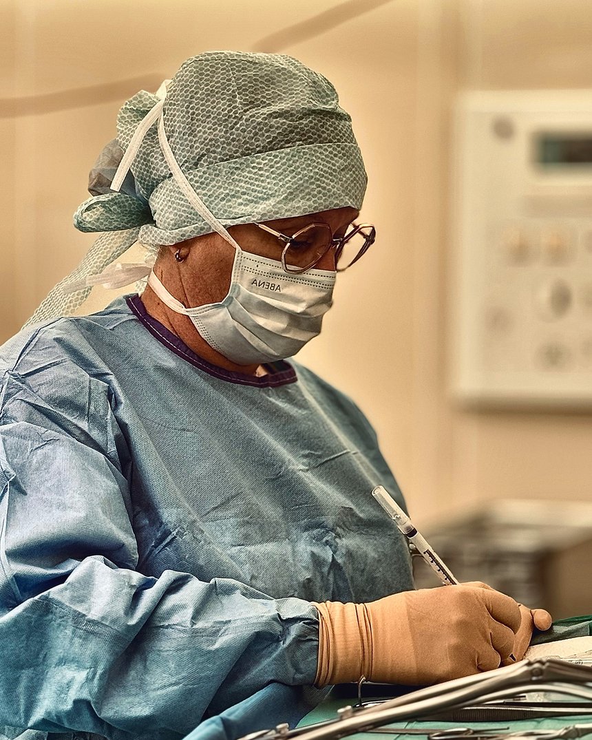 La planification de l'intervention sur les clichés du patient
